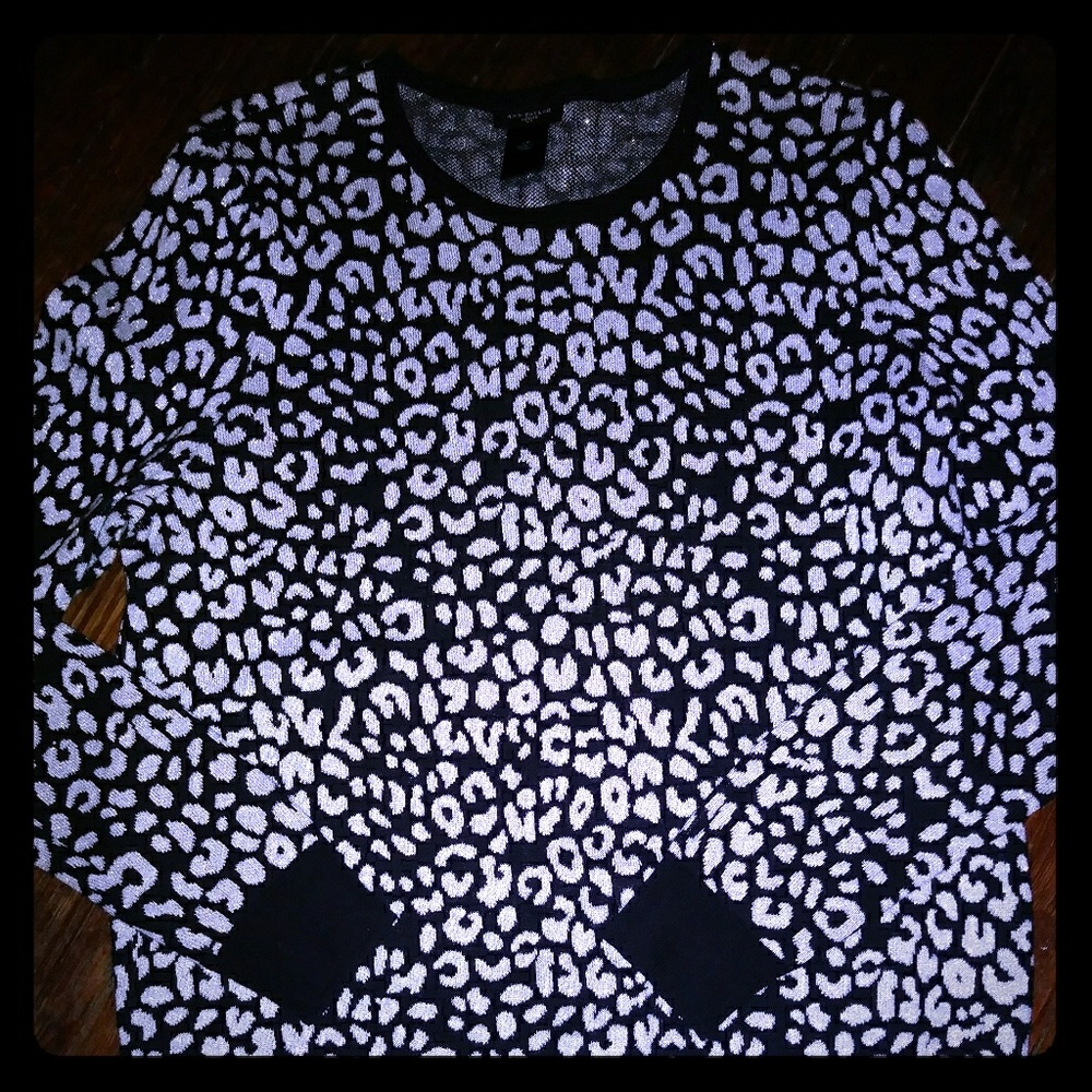 Ann Taylor Petite Print Sweater